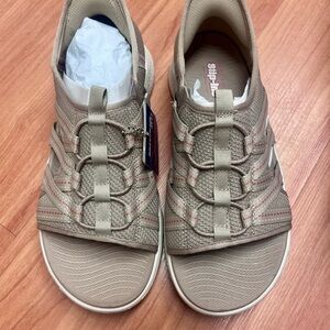 Skechers Yellow and Blue Hands Free Slip-ins